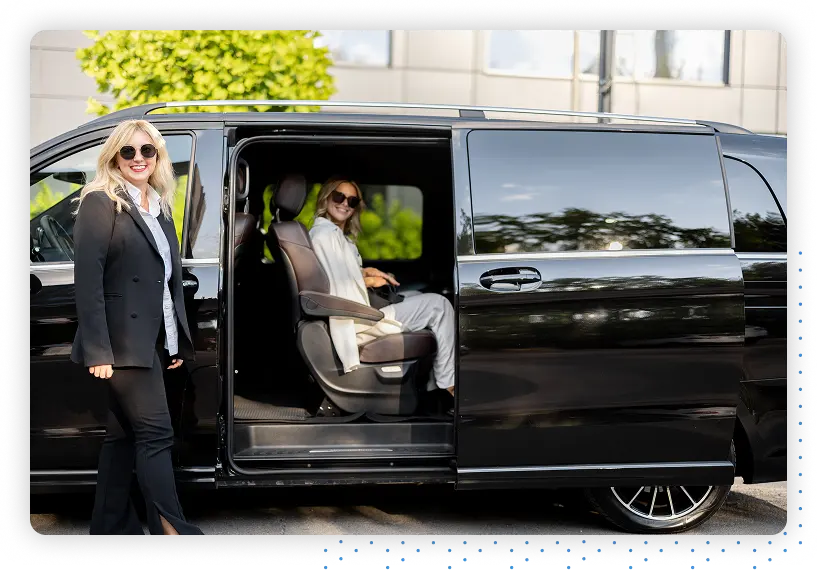 Women in Black Van
